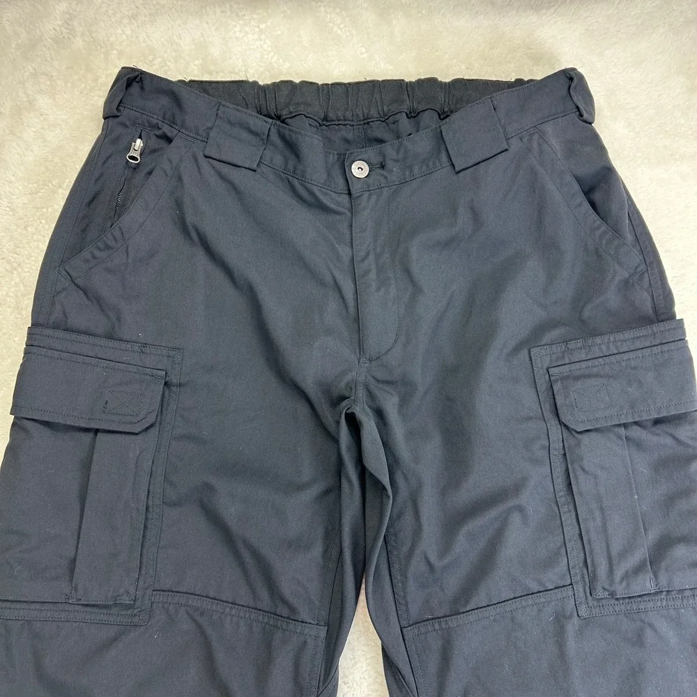 Duluth Trading Co. Cargo Pants Mens XLx30 Black Mid Rise Outdoor Utility Pockets